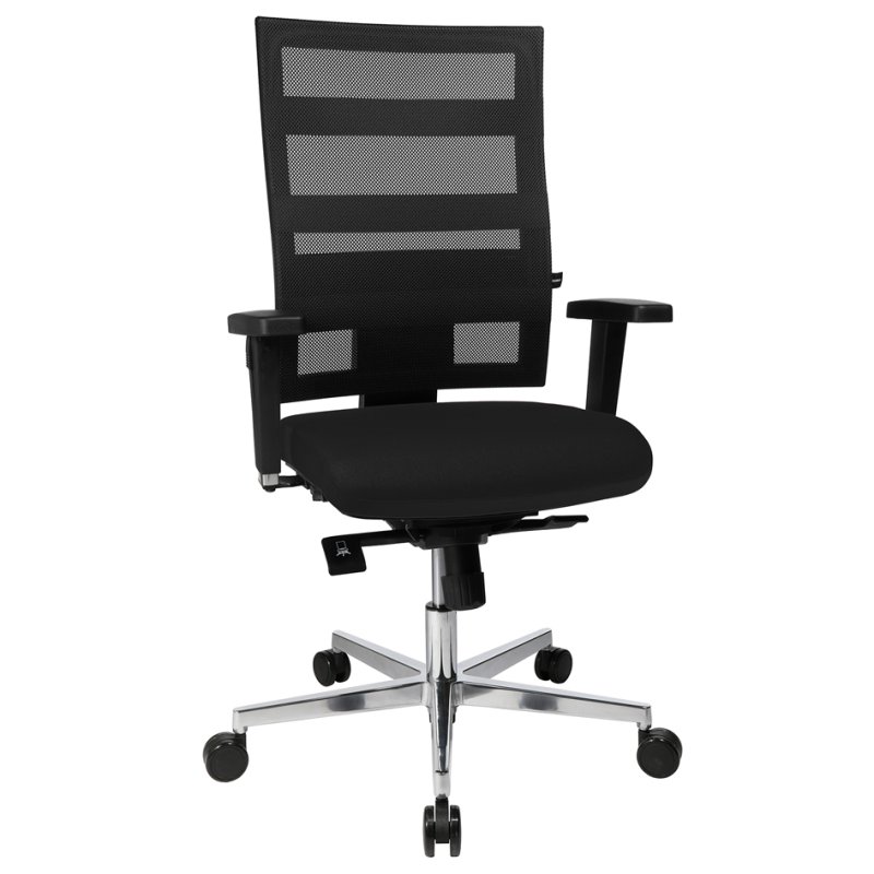 Topstar bureaustoel Sitness X-Pander Plus, rood, met armleuningen